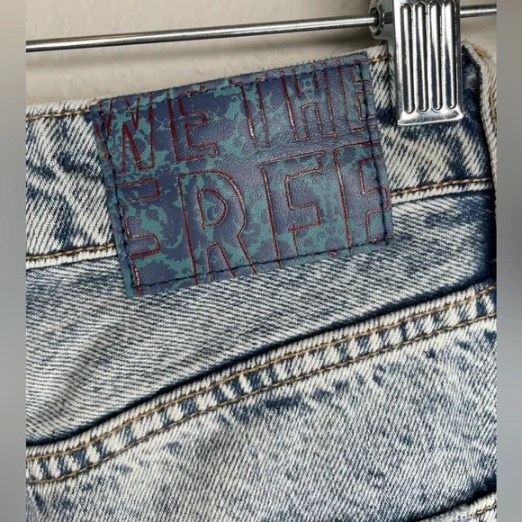 NWT We The Free My Own Lane Jeans Size 28 In Indigo Straight Leg Denim - Picture 9 of 11